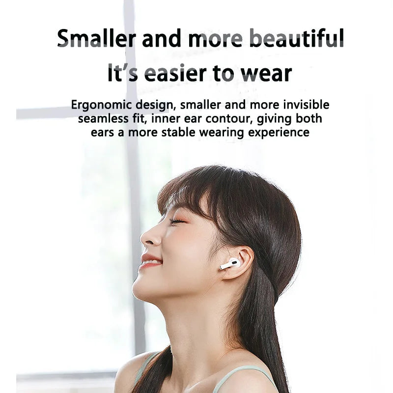 Fone de ouvidos Pro 4 TWS Wireless Headphones Earphone Bluetooth-compatible 5.3 Waterproof Headset with Mic for Xiaomi iPhone Pro4 Earbuds